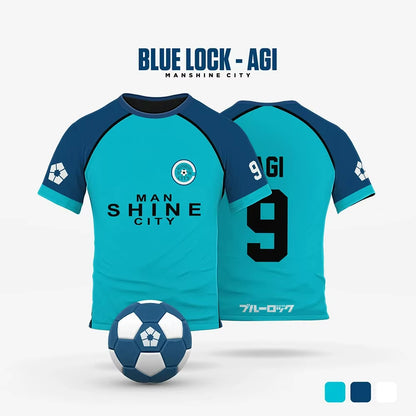 Blue Lock Manshine City Cartoon Anime Cosplay Men Jersey Summer Short Sleeve Children Tee Tops 2024 Fashion Women T-Shirt