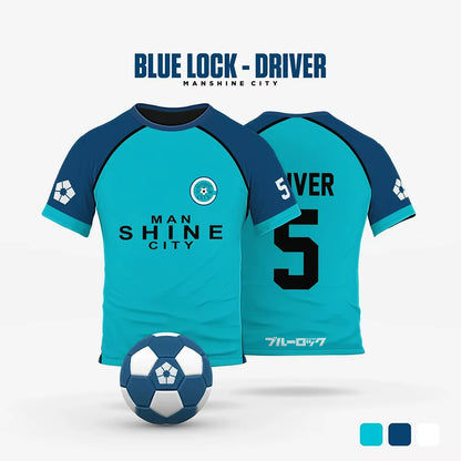 Blue Lock Manshine City Cartoon Anime Cosplay Men Jersey Summer Short Sleeve Children Tee Tops 2024 Fashion Women T-Shirt